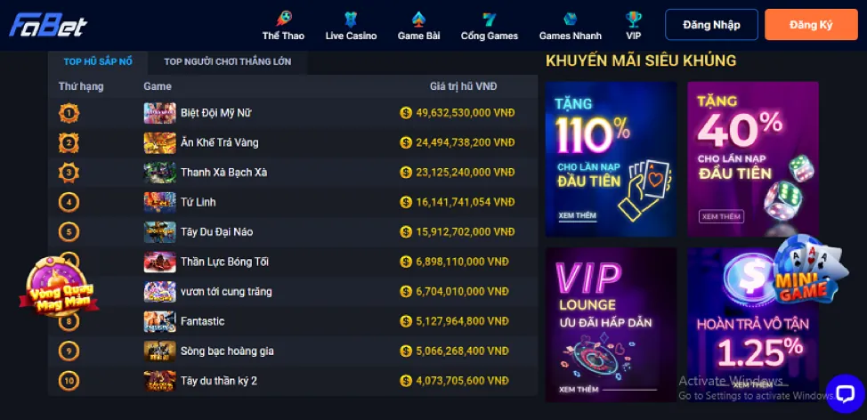 Hoàn trả hàng ngày 898BET